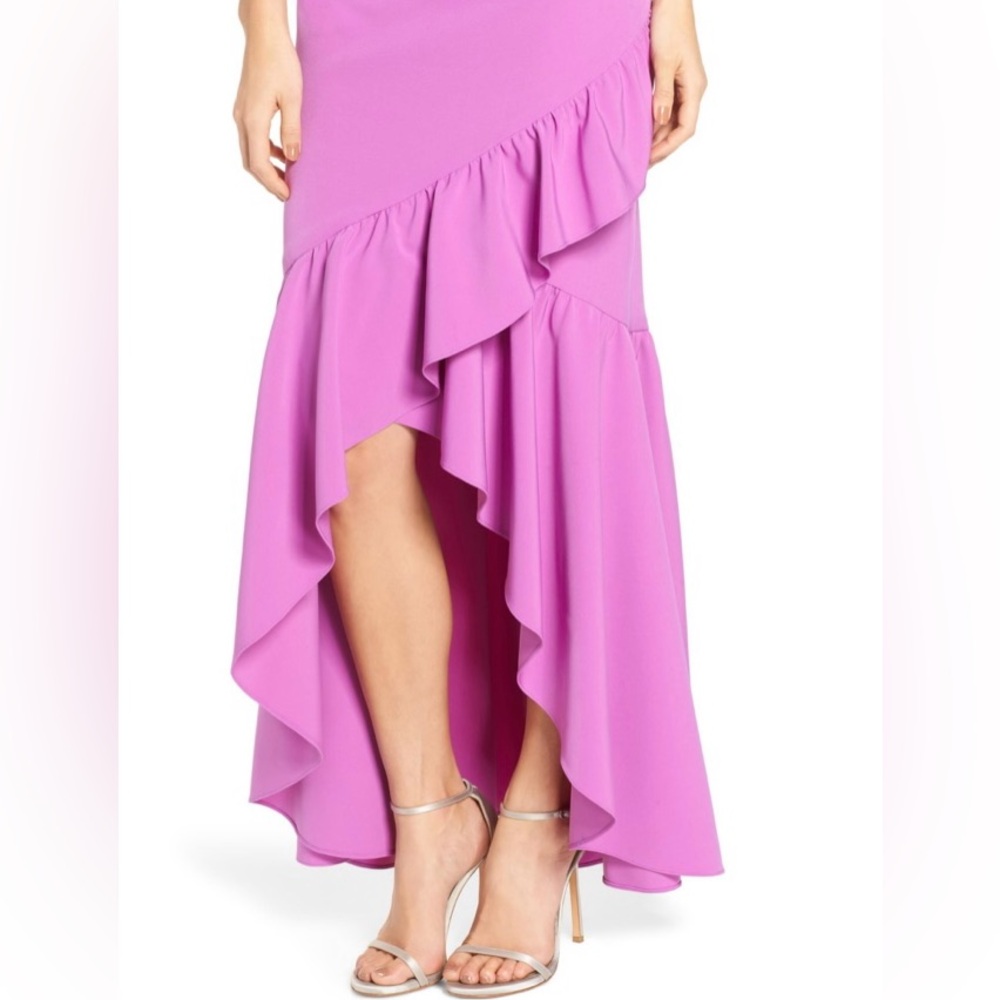 NWT Vince Camuto One Shoulder High/Low Gown - Picture 4 of 11